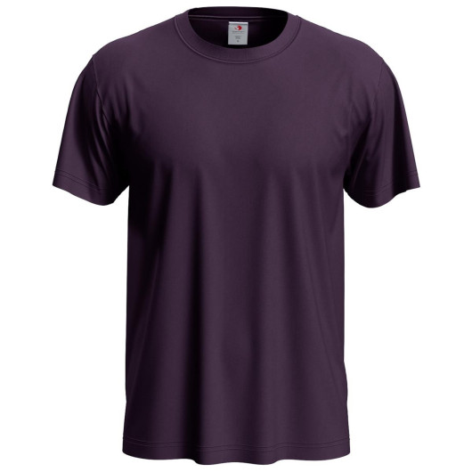 Mens Classic Tees Deep Berry